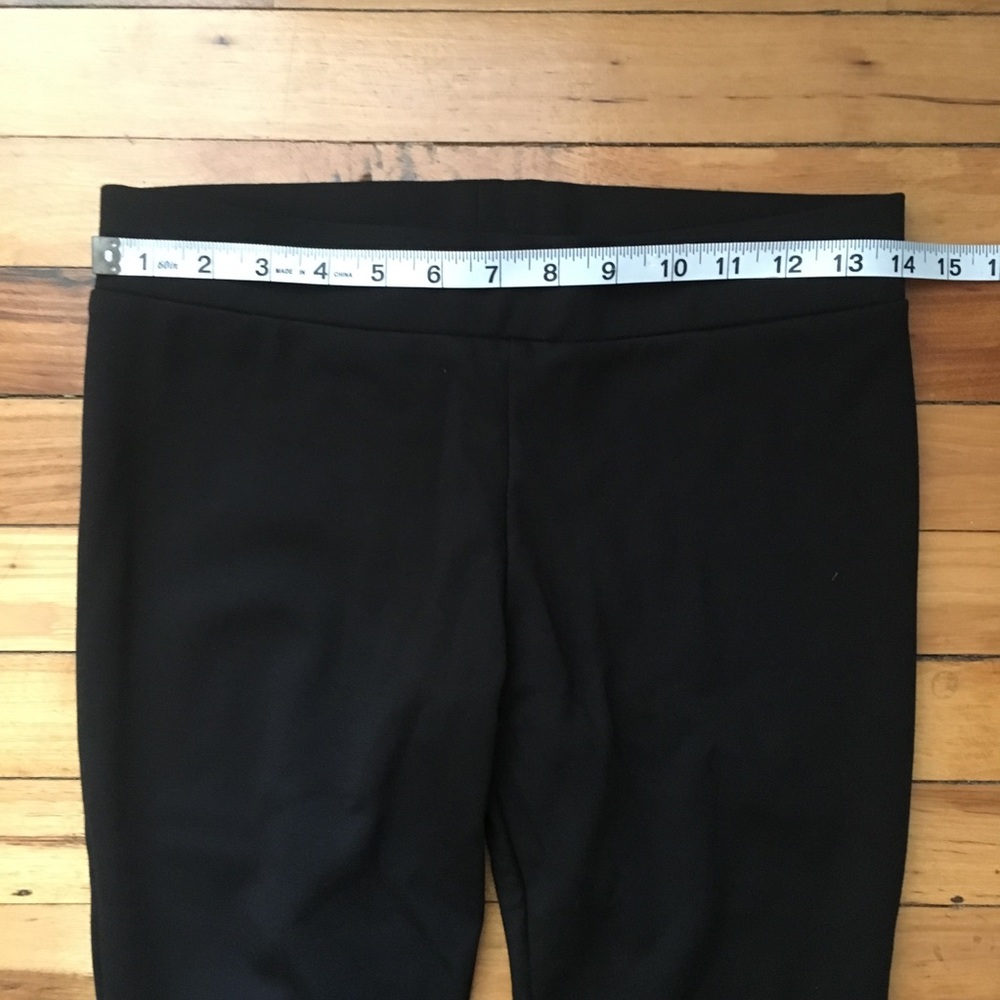 DREW Pull-On Black Zipper Ankle Pants - Picture 2 of 9